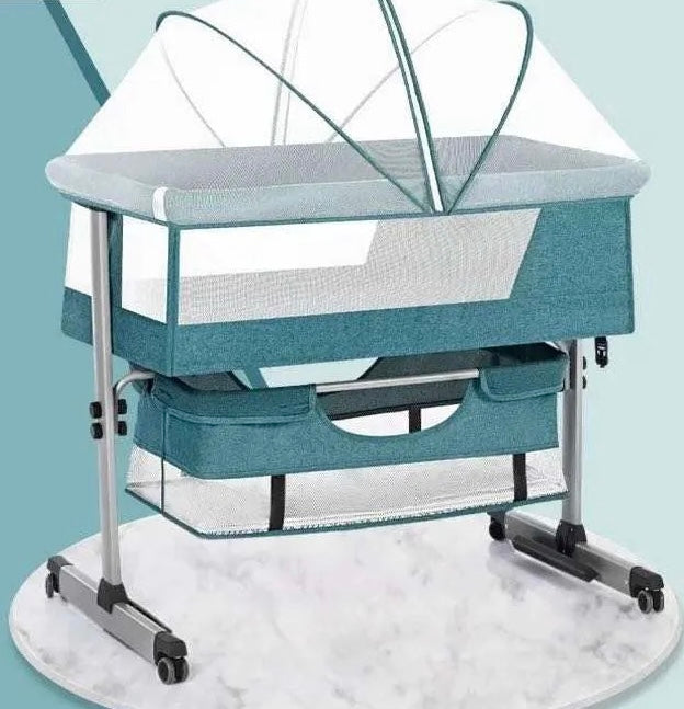 Baby bed blue