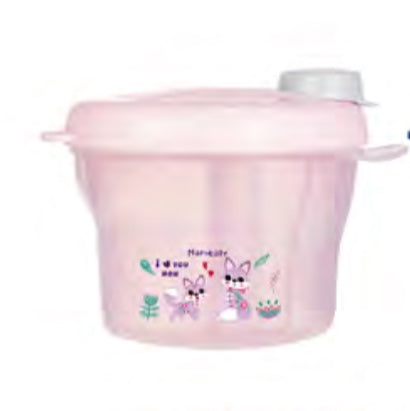 Rotation milk powder container pink