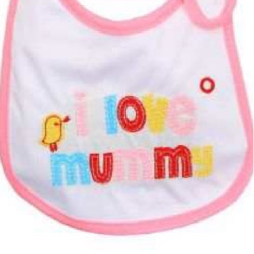 Baby Bib Whitey Pink