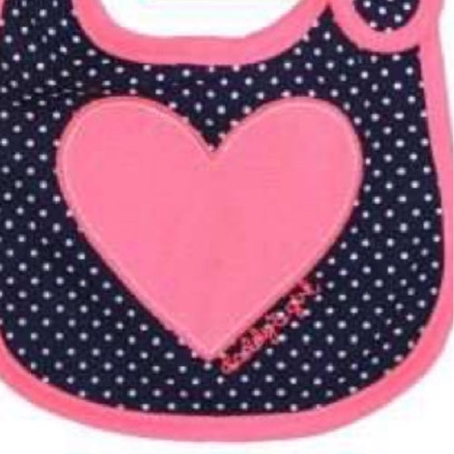 Baby bib NavyPink2