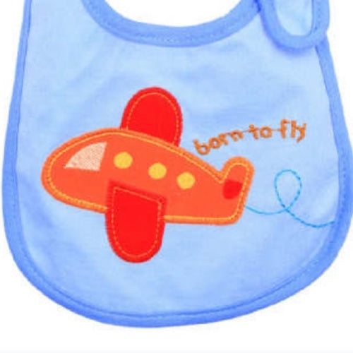 Baby bib blueOrange